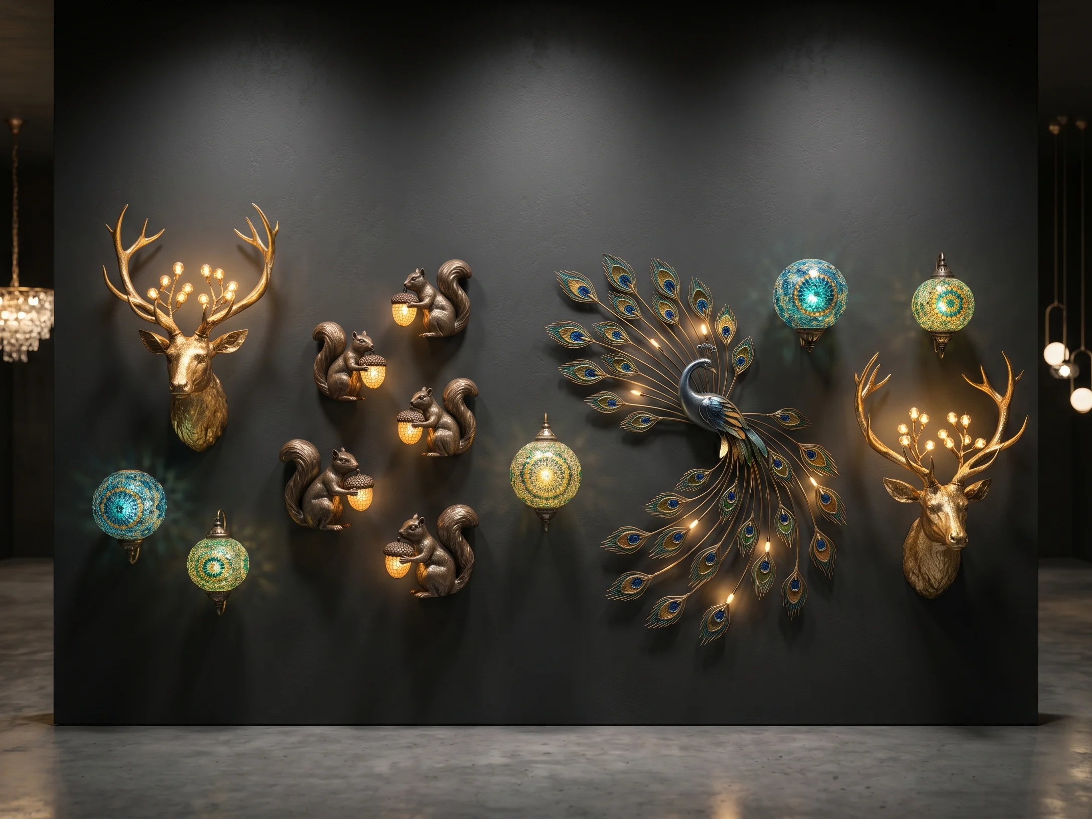 Novelty & Sculptural Wall Lamps