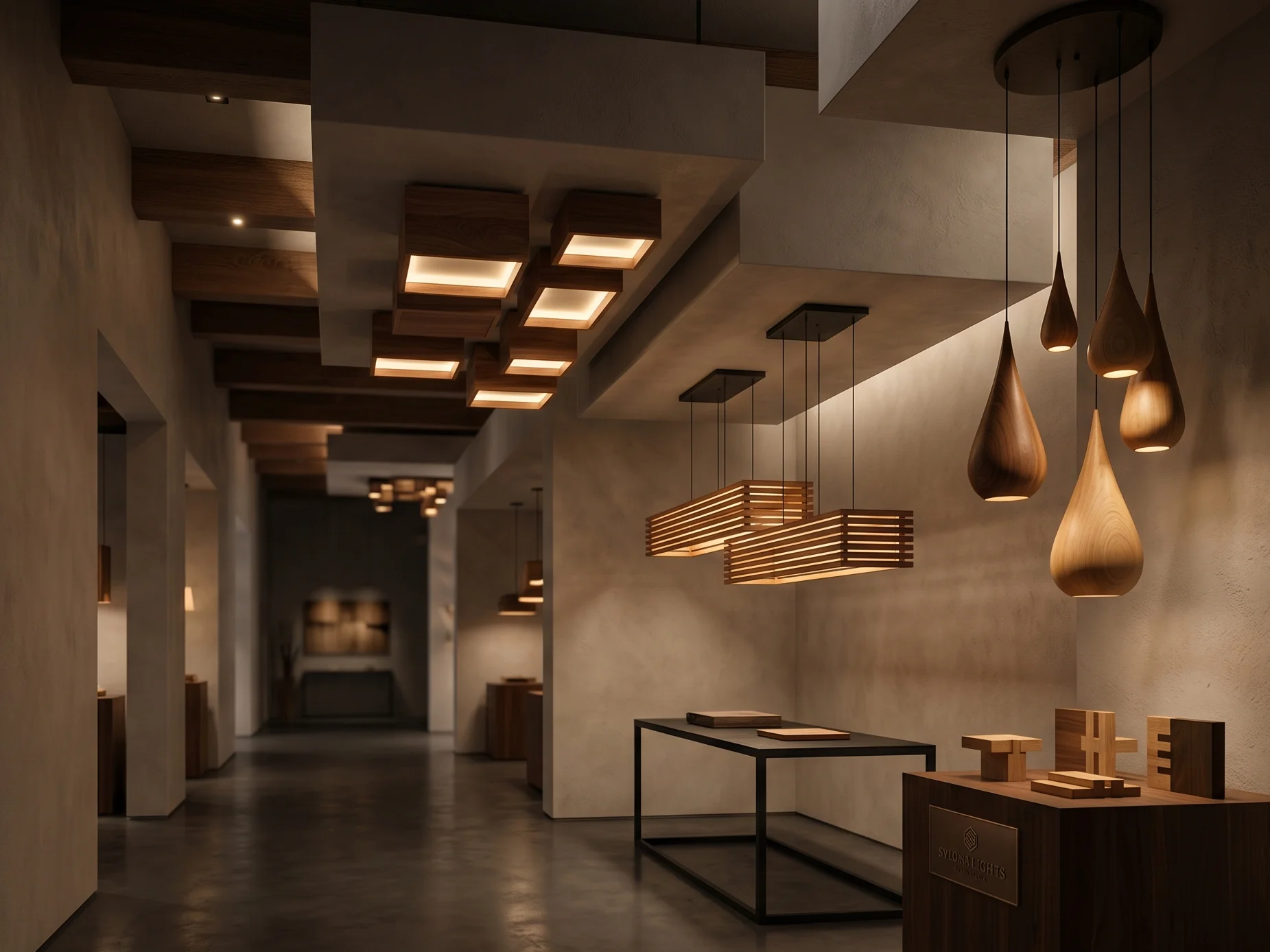 Rustic Wooden Ceiling Fixtures