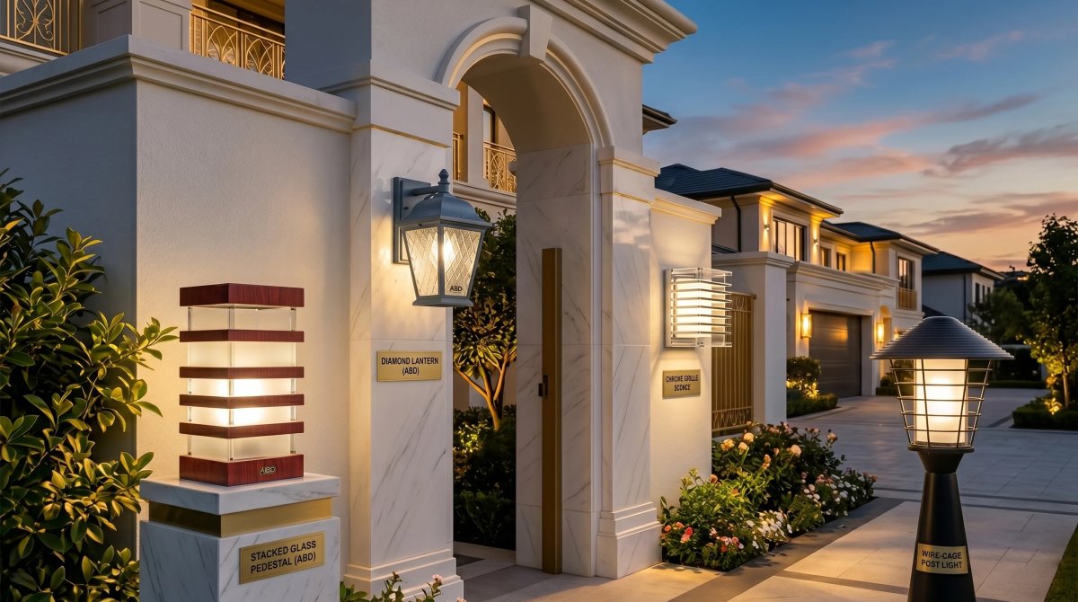 Elegant Gate Lighting